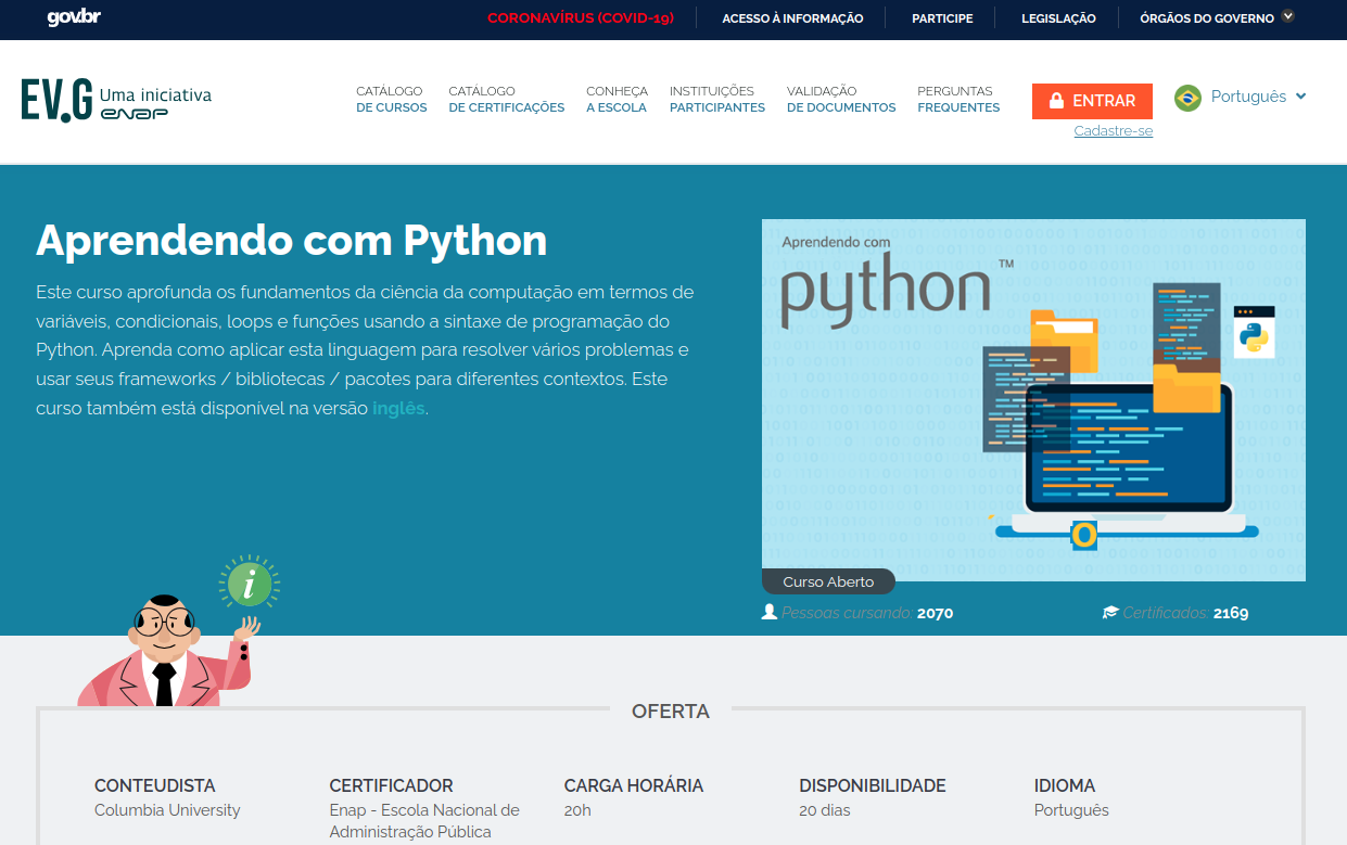 Aprenda a linguagem de programação Python de forma gratuita - SOLOWEB ...