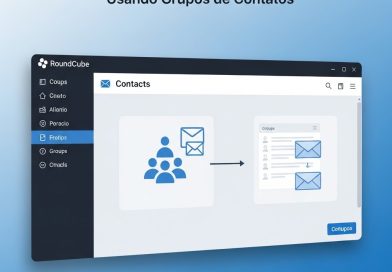 Como Criar uma Lista de Envio no Roundcube Usando Grupos de Contatos